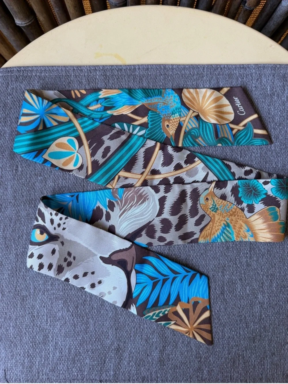 CARTIER PANTHER IN THE JUNGLE BANDEAU